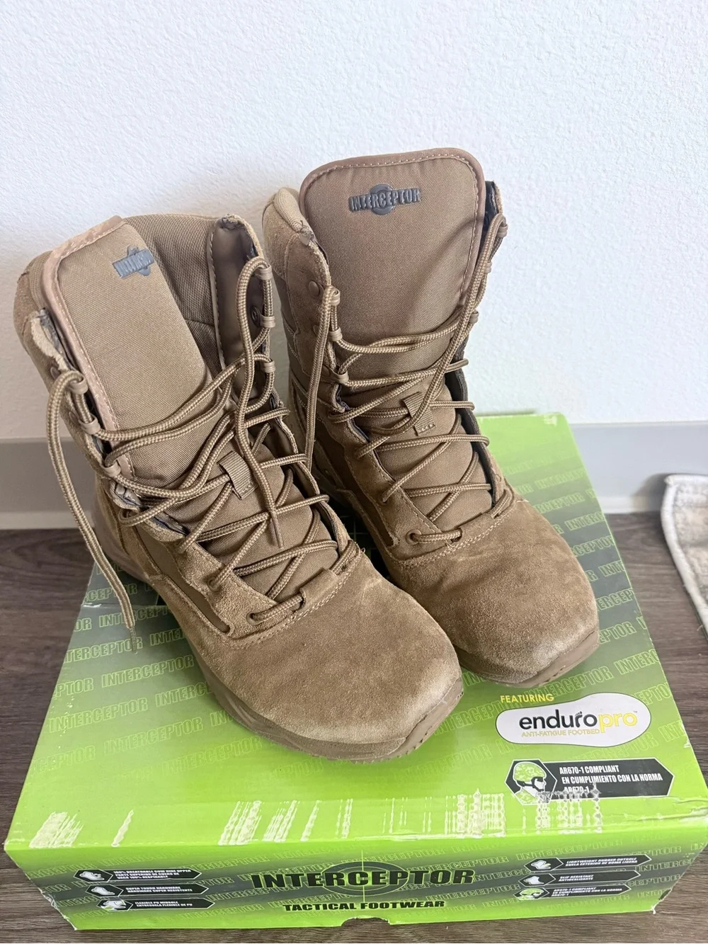 Interceptor Tactical Footwear - Olive Green Men's Boots